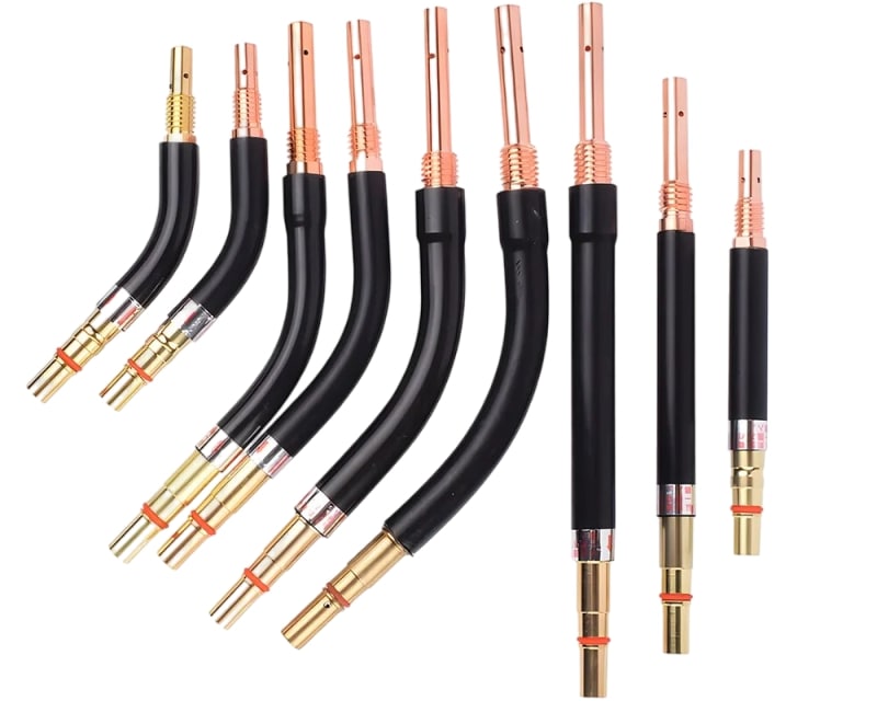 200A 350A 500A Panasonic Swan Neck For Mig Torch Welding