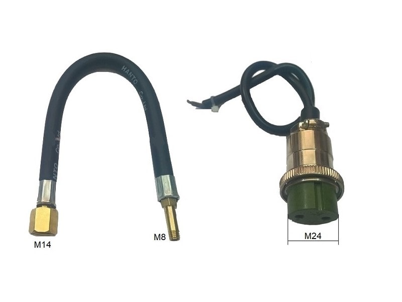 Phụ kiện súng hàn mig 350A/500A Hanto - torch assy