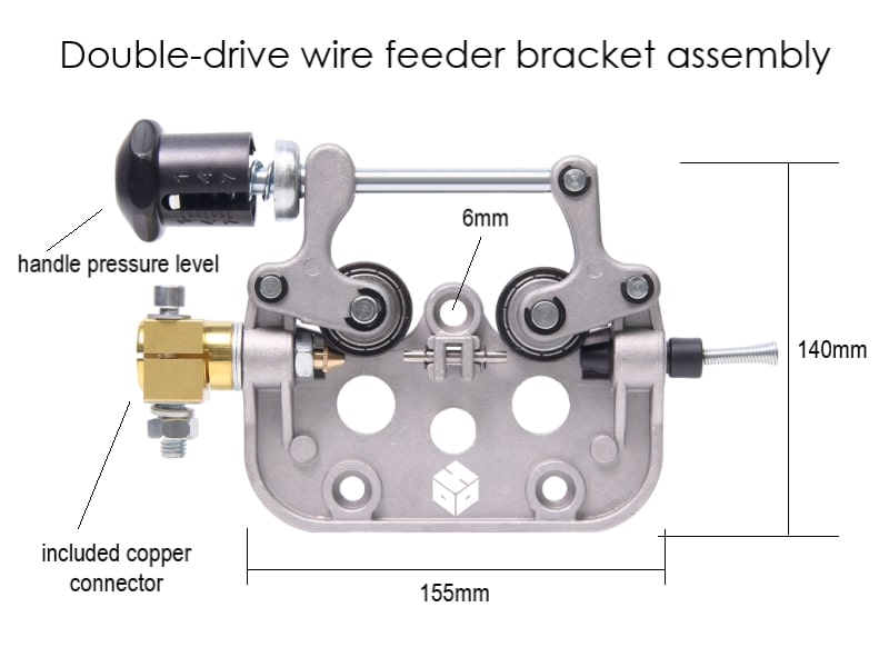 Bộ giá đỡ dây hàn dẫn dộng kép - double bracket