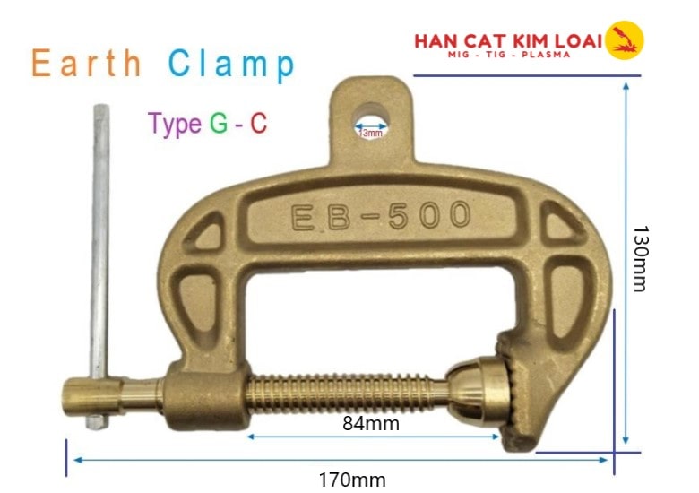 Thông số kỹ thuật kẹp mát EB500
