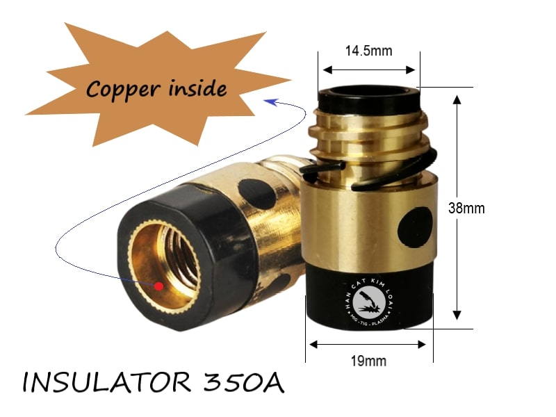 Cách điện 350A ren đồng Hanto Korea - Insulator