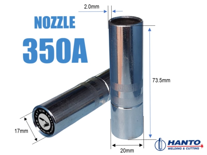 Chụp khí Hanto 350A đầu chụp súng hàn Mig - Nozzle