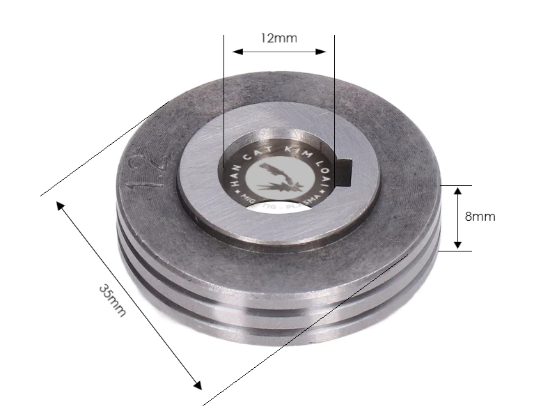 Con lăn dây hàn OTC ID 12mm x OD 35mm - OTC roller