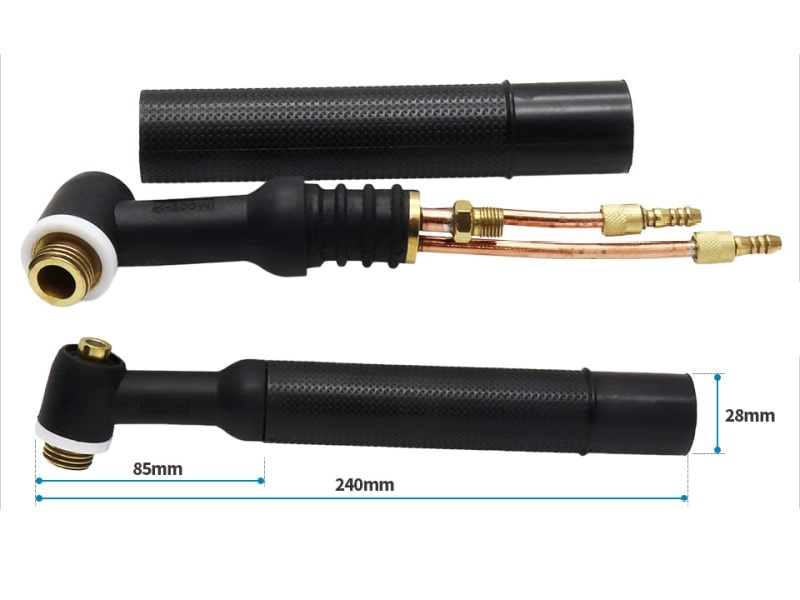 Mỏ hàn tig 500A làm mát nước – Tig torch head